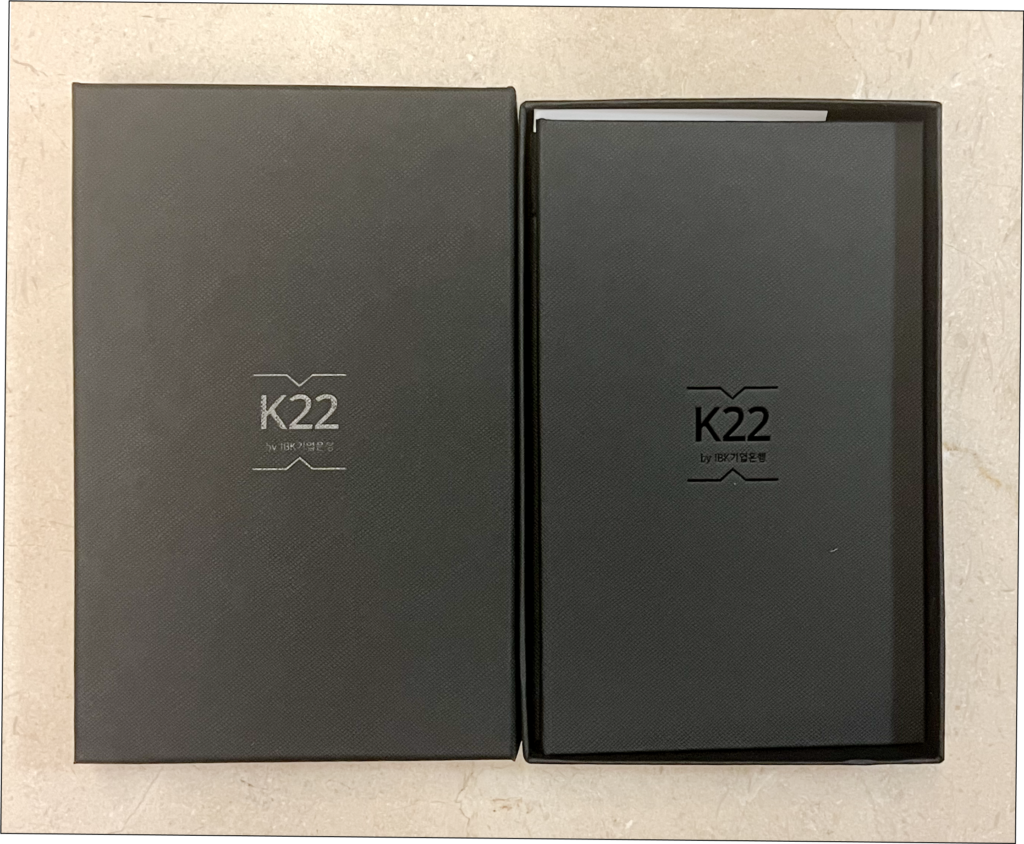 기업은행 카드 K-22 